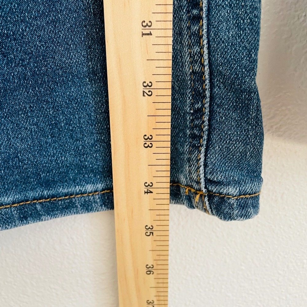 NWT Fashion Nova Sweet Love Straight Leg Jeans TALL Wide Leg Medium Wash Size 16 - Picture 10 of 12